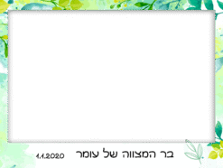 יער ירוק בר מצווה